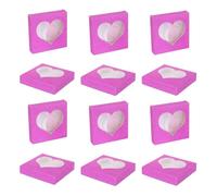 HOMOCONO 50pcs False Eyelash Storage Boxes with Drawer Design and Good Sealing Paper Lash Tray Organizer for False Eyelashes Makeup Organiser Storage