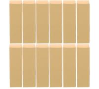 HOMOCONO 50pcs Khaki Paper Empty Lipstick Boxes Lightweight Lip Gloss Boxes Packaging with Beautiful Appearance and Elegant Design, Lip Balm Protector for Travel and Dresser Use