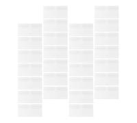 HOMOCONO 50pcs Portable PVC Shelf Label Holders for Retail Store and Pantries, Practical Double Wire Hanging Price Tags for Convenient Stores and Supermarket Organization
