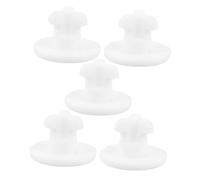 HOMOCONO 5Pcs Lunch Box Sealing Stopper Silicone Plug Breathable Valve Leak-Proof Air Vent Cover for Insulated Box Easy Pressure Release Food Container Replacement Parts