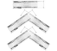 HOMOCONO 5pcs Portable Lip Balm Tubes Refillable Plastic Lipstick Storage Containers Lightweight Simple Design for Travel Use by Women