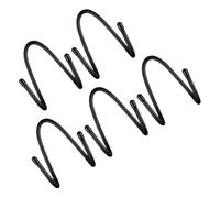 HOMOCONO 5pcs Yoga Mat Storage Rack Wall Hanger Fitness Mat Wall Rack Plastic Multi-Functional Design Simple Stylish Storage Solution for Workout Area