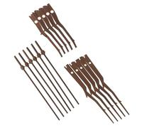 HOMOCONO 5sets Walnut Wood Clock Hands for Wall Clock Repair Easy Installation Precision Replacement Parts for Craft Enthusiasts