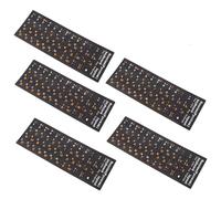 HOMOCONO 5sheets Russian Keyboard Stickers Keyboard Letter Stickers for Desktop Computer Replacement s Language for Laptop