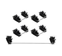 HOMOCONO 6.25u and 2u Abs Satellite Stabilizers for 60%, 87%, and 104% Mechanical Keyboards, Easy to Install with Fixing on Positioning Plate, Compatible with Enter and Backspace Keys