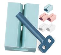 HOMOCONO 6-Piece Toothpaste Squeezer Dispenser Set Rolling Tube Squeezer Tool for Efficient Toothpaste and Cream Use Easy to Handle and Save Space
