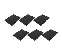 HOMOCONO 6 Sets A5 Paper Page Dividers with Indexing and Flagging Features, Black Notebook Tab Dividers for Books and Research, Organiser for Small Business Supplies