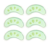 HOMOCONO 6pairs Double Eyelid Gel Cooling Eye Pads for Dark Circles Swelling Reusable Hydrating under Eye Patches for Adults Strain Relief Bridesmaid Present
