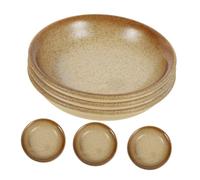HOMOCONO 6Pcs Ceramic Sauce Dishes Small Dip Bowls for Sushi Seasoning and Condiments for Ramen Chinese Soup and Appetizers Ideal for Entertaining