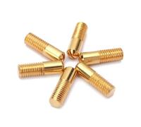 HOMOCONO 6pcs Golden Humbucker Pickup Screws for Guitar, Iron and Steel Material, Easy to Use with Maximum Endurance, Suitable for Electric Guitar Accessories