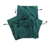 HOMOCONO 6pcs Jewelry Pouches Multi-purpose Drawstring Pouch Soft Lint Fabric Bags Secure Storage Soft to The Touch for Candies and Jewelry Organizing Small Items at Home