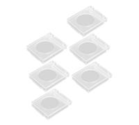 HOMOCONO 6pcs Push Button Protective Cover Switch Lid Dustproof Button Protector for Embedded Wall Switches Replacement Accessories