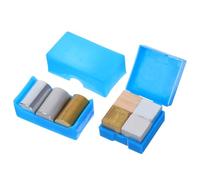 HOMOCONO 7pcs Metal Element Cubes and Cylinder Blocks Set for Science Lab Equipment, Aluminium, Iron, and Copper Density Blocks with Visual Learning Aid for Classrooms and Hands-on