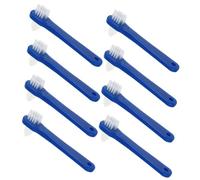 HOMOCONO 8pcs Denture Toothbrush Stiff Brush Plaque Off Soft Bristle for Braces Oral Care