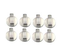 HOMOCONO 8pcs Metal Stove Ignition Button Gas Stove Knob for Burner Replacement Knobs Hob Gas Oven
