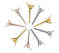 HOMOCONO 9pcs Funny Score Pegs Metal Desktop Cribbage Card Game Accessory
