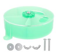 HOMOCONO Acrylic Bird Can Be Fixed on Bird Cage Foraging with Compartment Food Box, Bite Resistant and Sturdy Random Color Parrot Suitable for Mini Macaw and Cockatiel