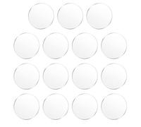 HOMOCONO Acrylic Circle Plates 6 cm Diameter Pack of 15 Round Acrylic Sheets for Art