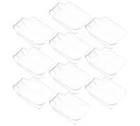 HOMOCONO Acrylic Makeup Mixing Palette with Portable Colour Separation Design 10pcs for Foundation and Eyeshadow for Studios the Go Use