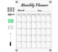 HOMOCONO Acrylic Monthly Message Board Light Weight Chic Memo Board for Wall Hanging Practical Environmental Protection Office Shop Use