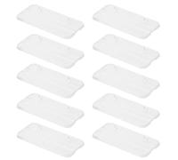 HOMOCONO Action Figure Display Stands Plastic 30Pcs Square Base for 6 Inch Posable Figures Finely Finished Surface for Collectors and Hobbyists