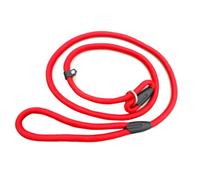 HOMOCONO Adjustable Pet Dog Leash 0.8x140cm Sturdy Nylon and Cotton Rope Training Lead with Easy to Use Red Loop for Walking and Training