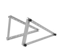 HOMOCONO Adjustable Solar Panel Tilt Mount Bracket with Stable Aluminium Alloy Build and Space-Saving Design for Portable Photovoltaic Panels Suitable for Temporary Rooftop Installations