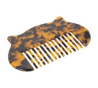HOMOCONO Anti-static Cat Ear Design Acetate Sheet Comb for Women, Comfortable and Practical Detangling Comb for On-the-go Styling and Birthday Gifts