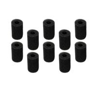 HOMOCONO Aquarium Cotton Filter Cover 10pcs Pre-filter Sponge Roll Black to Prevent Debris Entering Filter and Extend Media Life for Fish and Shrimp Tanks in Freshwater and Marine
