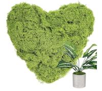 HOMOCONO Artificial Fake Moss with Easy Application and Versatile Uses Silk Floss Material Light Green for and Flower Pots for Home Decor and Craft Projects