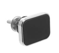 HOMOCONO Auto Phone Mount Holder with Enhanced Stability and Dashboard Integration, Silver Abs and Metal Magnetic Car Dashboard Accessory for Cell Phones, for Long Distance Travel
