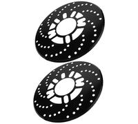 HOMOCONO Automotive Brake Disc Cover in Black Aluminum Alloy for Car | Enhanced Appearance, Quick Installation, Versatile Compatibility, Sturdy Build, Vehicle Use, Rear Wheel Fit