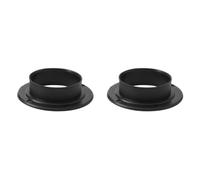 HOMOCONO Bike Axle Protection Cap 2pcs Black Plastic for 24mm Crankshaft
