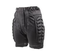 HOMOCONO Black Sponge Hip Protector Pant for Adults with Ample Padding, Portable and Comfortable Anti-fall Protective Shorts Suitable for Skiing and Snowboarding Outdoor Sports