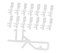 HOMOCONO Blind Hooks for Cord 20pcs Valance Clips for Blinds Replacement Clips Material