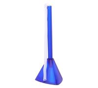 HOMOCONO Blue Ink Reception Counter Pen with Smooth Writing Tip and Spring Chain, Abs Material, Sl esign for Home and Office Use, Secure Desktop Pen with Adhesive Holder