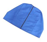 HOMOCONO Blue Parrot Cage Cover Breathable Cloth Material and Zipper Closure, Square Bird Cage Skirt for Ventilation and Air Flow, for Protecting Birds and Parrots at Night