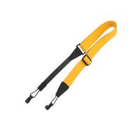 HOMOCONO Buckle Strap for Ukulele Simple Button Type Yellow No Drill Required for Ukulele Headstock Strap and Shoulder Use