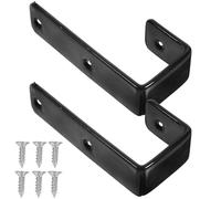 HOMOCONO Bunk Bed Ladder Hook Bracket with Screws 2Pcs Simple Bed Ladder Hook Fixes Ladder for Bedroom Bunk Bed Accessory