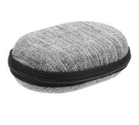 HOMOCONO Cable Gadget Organizer Electronics Storage Pouch Eva Zipper Design Waterproof Simple Delicate Electronic Bag for Travel Grey