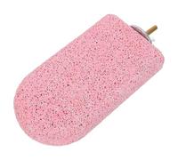 HOMOCONO Calcium Stone Bird Perch for Small Animals and Parrots, Safe Chewing and Beak Grinding Platform, Pink Cage Accessory for Healthy Pet Care