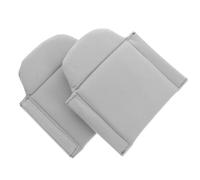 HOMOCONO Camera Bag Padded Dividers Shockproof Inserts Adjustable Size Partition Pads for Travel Photographers Grey Felt Half-Moon Separators 2Pcs