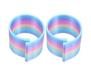 HOMOCONO Canvas Roller Holder 2Pcs Plastic Hand Painting Tool for Artwork Storage and Outdoor Creativity
