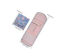 HOMOCONO Capacity Travel Jewelry Organizer Pouch with Snap Button Closure Versatile Compact Storage for Necklaces Earrings Watches Portable Jewelry Storage Pouch for Women the Go