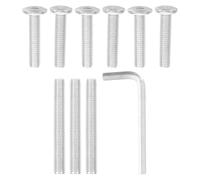 HOMOCONO Cat Tree Screw Kit 10Pcs Replacement M8 Screws Extended Connectors for Easy Installation on Cat Cage Accessories Indoor Use