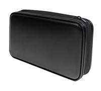 HOMOCONO CD Organizer Case Capacity Hard Shell DVD Storage Bag with Zipper Travel Friendly CD Wallet for Car Protection Elegant Design and Compact Space