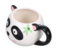 HOMOCONO Ceramic Panda Cup 320ml Large Capacity Animal Ceramic Mug for Home Use, Portable and Easy to Clean Tea Mug with Chic and Beautiful Look
