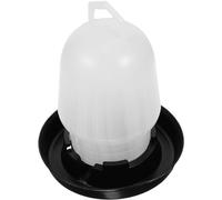 HOMOCONO Chicken Water Feeder Automatic 6 Inch Bucket with Self Filling Feature for Poultry and Watering Ducks Geese in Farm and Coop