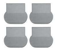 HOMOCONO Closestool Cover Lifter 4Pcs Toilet Seat Handles with Adhesive for No-Touch Lid Lifting in Home Restrooms