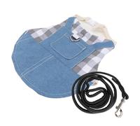 HOMOCONO Comfortable and Breathable Bunny Harness for Small Pets, Lightweight Cloth Rabbit Harness Suitable for Outdoor Year Use, Convenient for Walking Your Pet Rabbit with Lovely